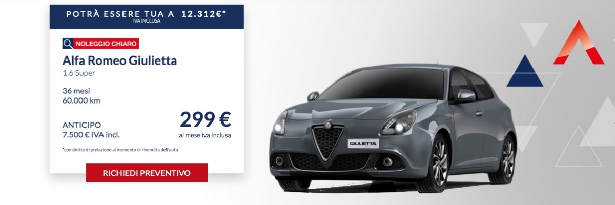 Alfa Romeo Giulietta offerta 2020